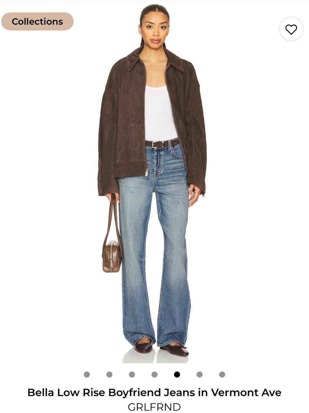 NWT GRLFRND Bella Low Rise Boyfriend Jeans in Vermont Ave